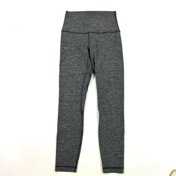 Lululemon High Rise Align 25 Inch Legging Heathered Graphite Grey - Picture 1 of 7